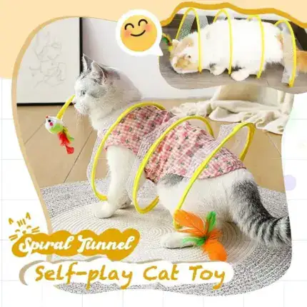 Spiral Tunnel Self-play Cat Toy