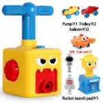 Interactive Balloon Powered Car Launcher Toy Set