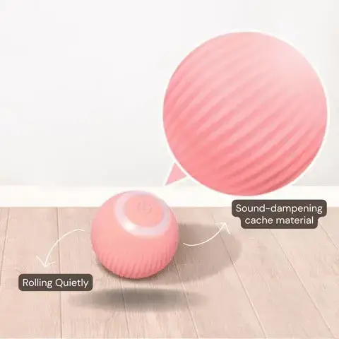 Quiet toy in action